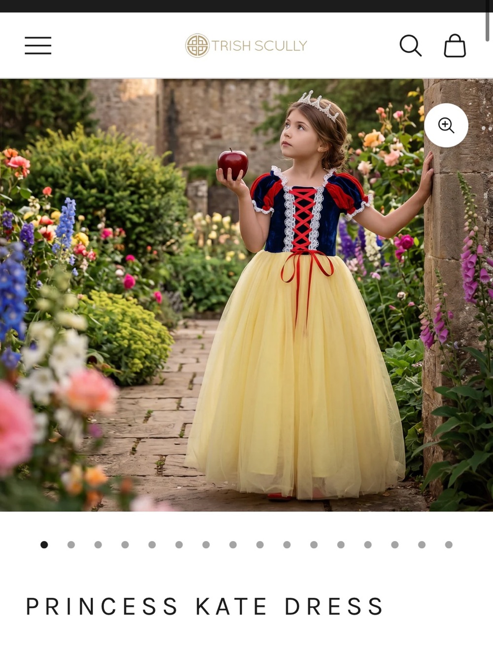 Trish Scully Princess Kate Snow White Gown